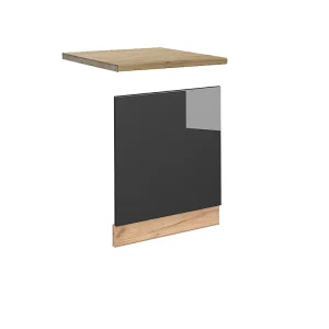 Frontpaneel antraciet hoogglans 60×1.6×67.4 fame-line