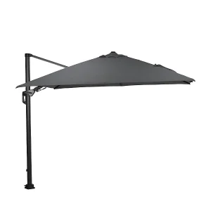 Garden Impressions Zweefparasol Hawaii Deluxe 300×300 – donker grijs – donker grijs