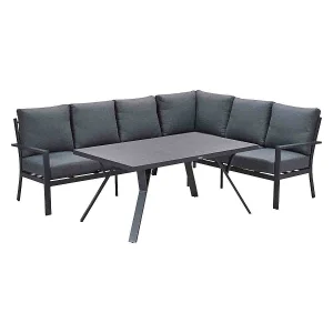 Garden Impressions Senja lounge dining set 3-delig rechts – mystic grey Garden Impressions Senja lounge dining set 3-delig rechts – mystic grey
