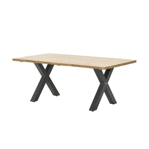 Garden Impressions Zadar tuintafel 180×100 donker grijs – X-frame Garden Impressions Zadar tuintafel 180×100 donker grijs – X-frame