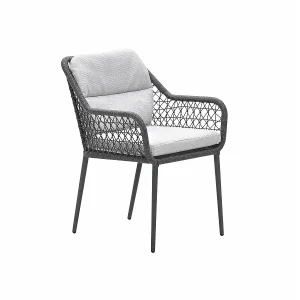 Garden Impressions Pemba tuinstoel – donker grijs Garden Impressions Pemba tuinstoel – donker grijs