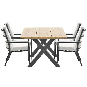 Garden Impressions Senja tuinset 5-delig – Zadar tuintafel 180×100 cm Garden Impressions Senja tuinset 5-delig – Zadar tuintafel 180×100 cm