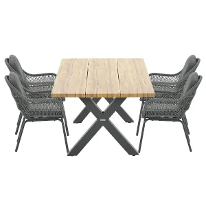Garden Impressions Yima tuinset 7-delig – Zadar tuintafel 180×100 cm Garden Impressions Yima tuinset 7-delig – Zadar tuintafel 180×100 cm