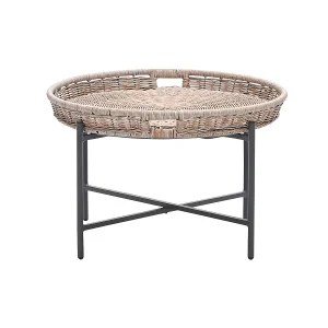 Garden Impressions Nigori bijzettafel Ø70xH40 cm – natural Garden Impressions Nigori bijzettafel Ø70xH40 cm – natural