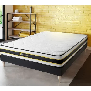 FLEXY matras 140x190cm , Matrasdikte : 22 cm , Pocketveren en traagschuim , Stevig, 3 comfortzones FLEXY matras 140x190cm , Matrasdikte : 22 cm , Pocketveren en traagschuim , Stevig, 3 comfortzones