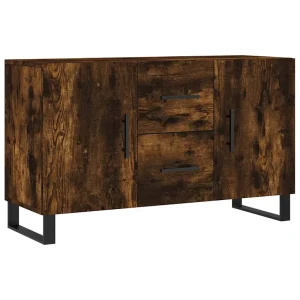 Dressoir 100x36x60 cm bewerkt hout gerookt eikenkleurig Dressoir 100x36x60 cm bewerkt hout gerookt eikenkleurig
