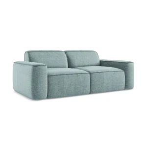 Driezits modulaire bank van jeans textuurstof – MELISSA Driezits modulaire bank van jeans textuurstof – MELISSA