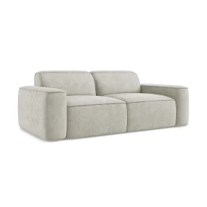 Driezits modulaire bank van parel chenille stof – MELISSA Driezits modulaire bank van parel chenille stof – MELISSA