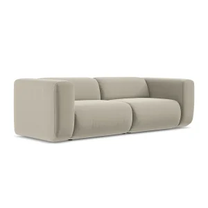 Driezits modulaire bank van parel velours – BARI