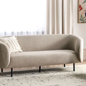 Bank LOEN Stof Taupe 3-zitter