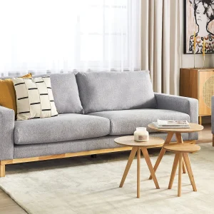 Bank SIGGARD Stof Grijs 3-zitter