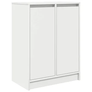 Dressoir 57x34x76 cm bewerkt hout wit Dressoir 57x34x76 cm bewerkt hout wit