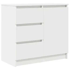 Dressoir met lade 71x35x65 cm spaanplaat wit Dressoir met lade 71x35x65 cm spaanplaat wit