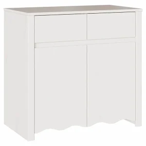 Dressoir Drammen Wit 79 x 43 x 75.5 cm Massief grenenhout