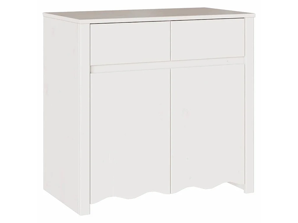 Dressoir Drammen Wit 79 x 43 x 75.5 cm Massief grenenhout