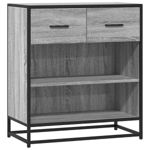 Dressoir 68x35x76 cm bewerkt hout grijs sonoma eikenkleurig Dressoir 68x35x76 cm bewerkt hout grijs sonoma eikenkleurig