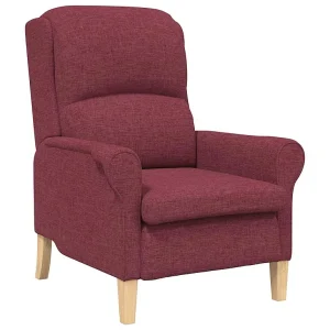Fauteuil Wijnrood Stof Fauteuil Wijnrood Stof