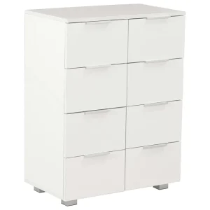 Dressoir 60x35x80 cm bewerkt hout hoogglans wit Dressoir 60x35x80 cm bewerkt hout hoogglans wit