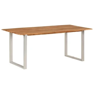 Eettafel 180x90x76 cm massief acaciahout Eettafel 180x90x76 cm massief acaciahout
