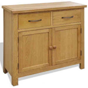 Dressoir 90×33,5×83 cm massief eikenhout Dressoir 90×33,5×83 cm massief eikenhout