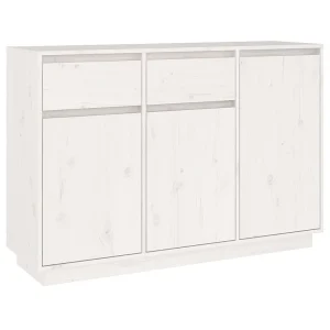 Dressoir 110x34x75 cm massief grenenhout wit Dressoir 110x34x75 cm massief grenenhout wit