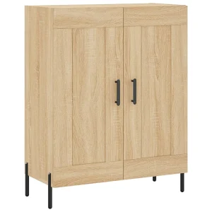 Dressoir 69,5x34x90 cm bewerkt hout sonoma eikenkleurig Dressoir 69,5x34x90 cm bewerkt hout sonoma eikenkleurig