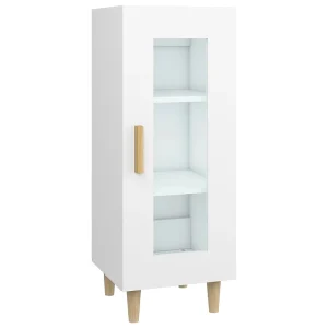 Dressoir 34,5x34x90 cm bewerkt hout wit Dressoir 34,5x34x90 cm bewerkt hout wit