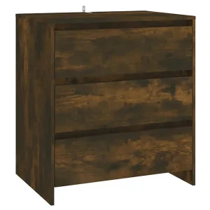 Dressoir 70x41x75 cm bewerkt hout gerookt eikenkleurig Dressoir 70x41x75 cm bewerkt hout gerookt eikenkleurig