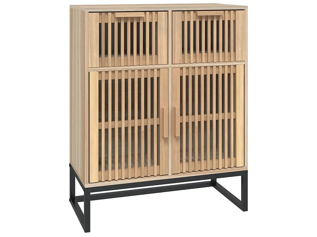 Dressoir 60x30x75 cm bewerkt hout