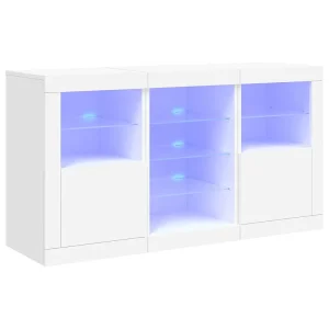 Dressoir met LED-verlichting 123x37x67 cm wit Dressoir met LED-verlichting 123x37x67 cm wit