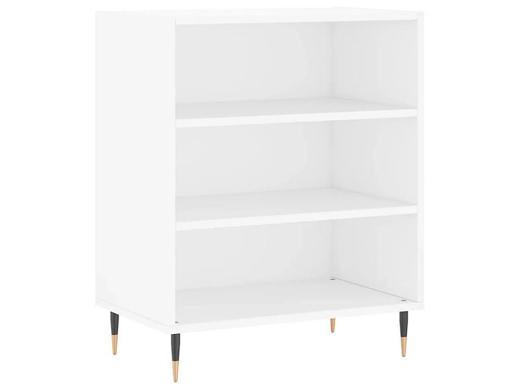 Dressoir 57x35x70 cm bewerkt hout wit