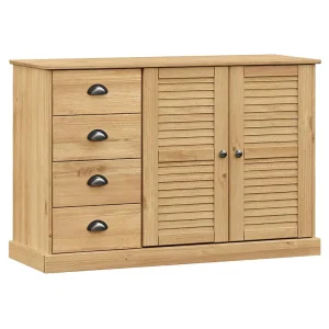 Dressoir met lades VIGO 113x40x75 cm massief grenenhout Dressoir met lades VIGO 113x40x75 cm massief grenenhout