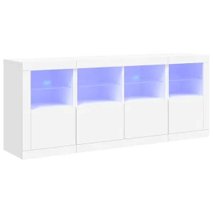 Dressoir met LED-verlichting 163x37x67 cm wit Dressoir met LED-verlichting 163x37x67 cm wit