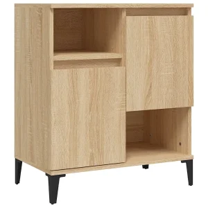 Dressoir 60x35x70 cm bewerkt hout sonoma eikenkleurig Dressoir 60x35x70 cm bewerkt hout sonoma eikenkleurig