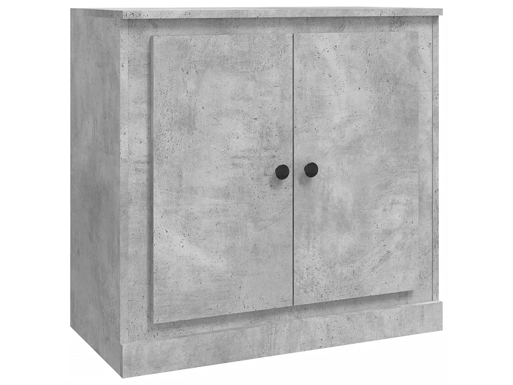 Dressoir 70x35,5x67,5 cm bewerkt hout betongrijs