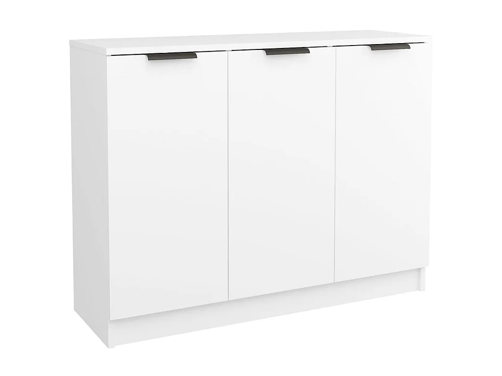 Dressoir 90,5x30x70 cm bewerkt hout wit
