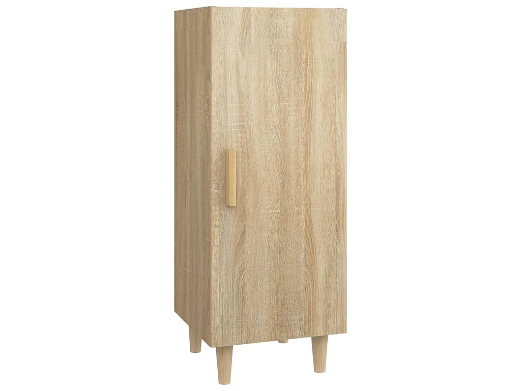 Dressoir 34,5x34x90 cm bewerkt hout sonoma eikenkleurig