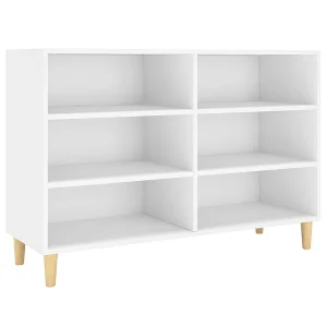 Dressoir 103,5x35x70 cm bewerkt hout wit Dressoir 103,5x35x70 cm bewerkt hout wit