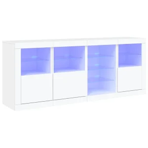 Dressoir met LED-verlichting 164x37x67 cm wit Dressoir met LED-verlichting 164x37x67 cm wit