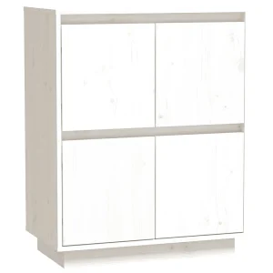 Dressoir 60x34x75 cm massief grenenhout wit Dressoir 60x34x75 cm massief grenenhout wit