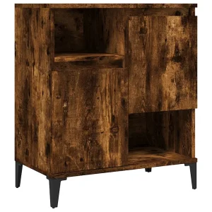 Dressoir 60x35x70 cm bewerkt hout gerookt eikenkleurig Dressoir 60x35x70 cm bewerkt hout gerookt eikenkleurig