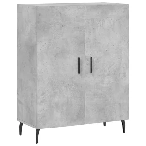 Dressoir 69,5x34x90 cm bewerkt hout betongrijs Dressoir 69,5x34x90 cm bewerkt hout betongrijs