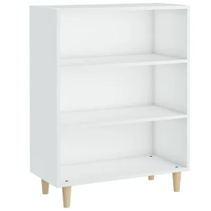Dressoir 69,5×32,5×90 cm bewerkt hout wit Dressoir 69,5×32,5×90 cm bewerkt hout wit