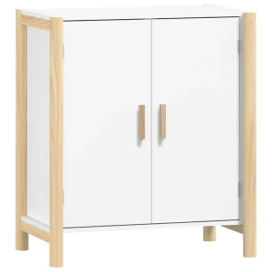 Dressoir 62x38x70 cm bewerkt hout wit Dressoir 62x38x70 cm bewerkt hout wit