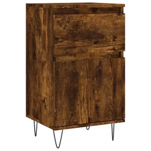 Dressoir 40x35x70 cm bewerkt hout gerookt eikenkleurig Dressoir 40x35x70 cm bewerkt hout gerookt eikenkleurig