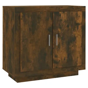 Dressoir 80x40x75 cm bewerkt hout gerookt eikenkleurig Dressoir 80x40x75 cm bewerkt hout gerookt eikenkleurig