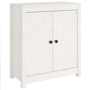 Dressoir 70x35x80 cm massief grenenhout wit Dressoir 70x35x80 cm massief grenenhout wit