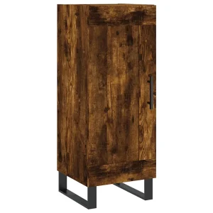 Dressoir 34,5x34x90 cm bewerkt hout gerookt eiken Dressoir 34,5x34x90 cm bewerkt hout gerookt eiken