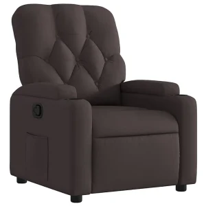 Fauteuil verstelbaar stof donkerbruin Fauteuil verstelbaar stof donkerbruin