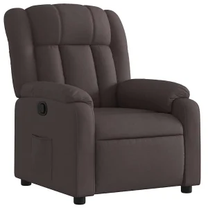 Fauteuil verstelbaar stof donkerbruin Fauteuil verstelbaar stof donkerbruin